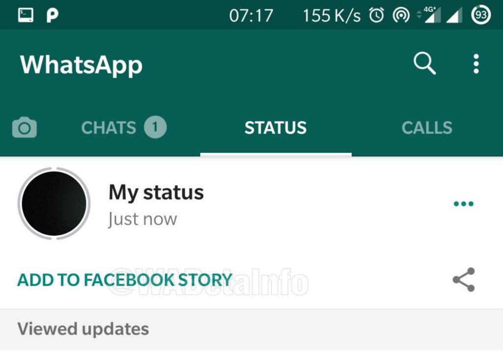 Nueva función de WhatsApp que permitirá compartir Estados en Facebook